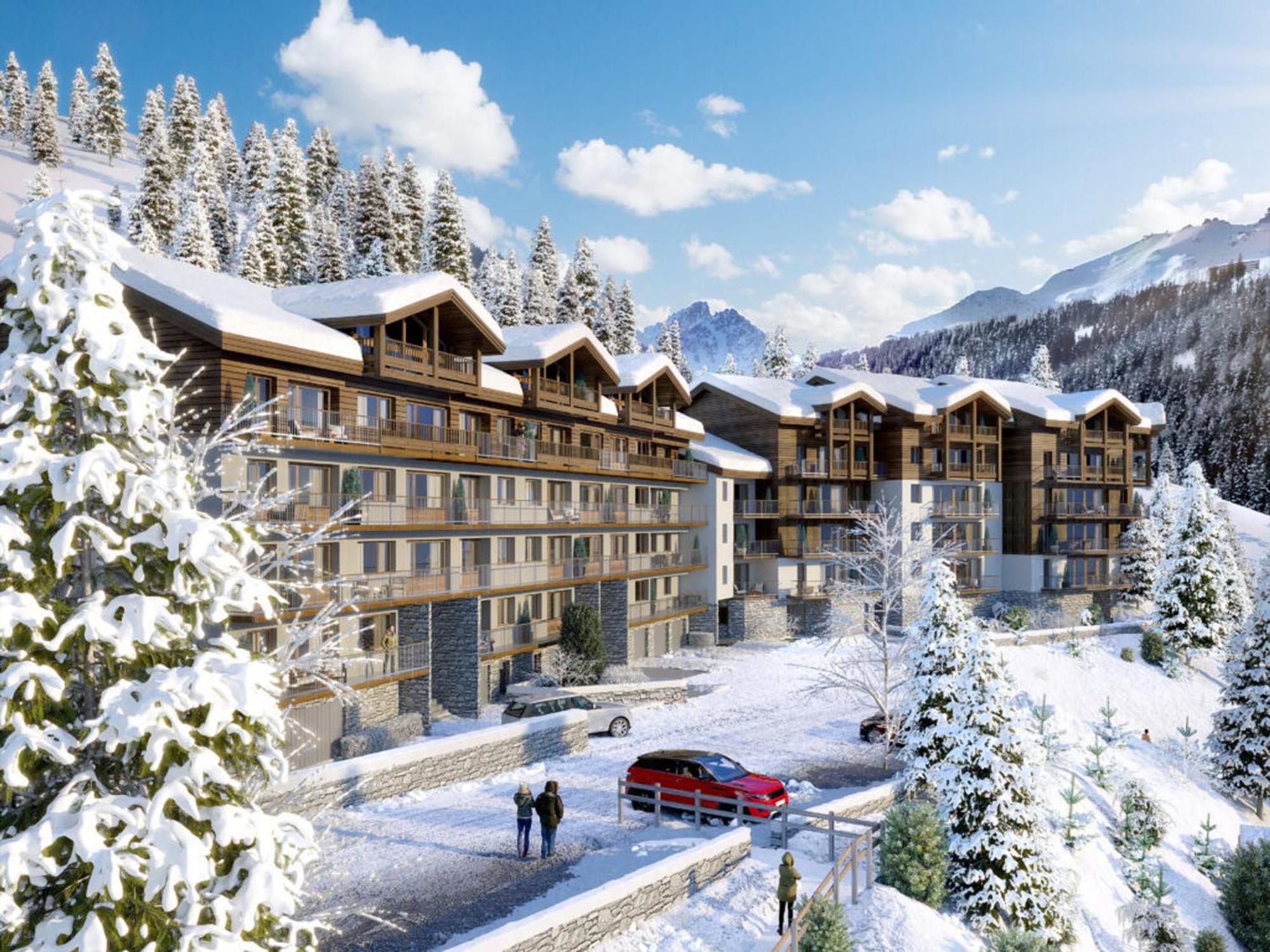 Appartement Neuf 6 Pers Avec Balcon - Courchevel - Fr-1-664-32 Eksteriør bilde